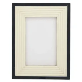 Galen Navy/Ivory Resin Frame | 4x6