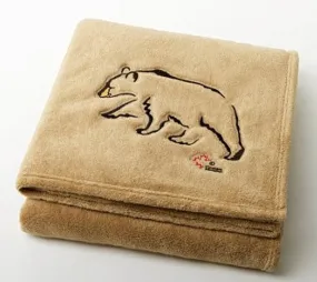 Graham Howard© "Black Bear" Velura™ Throw Blanket - Camel