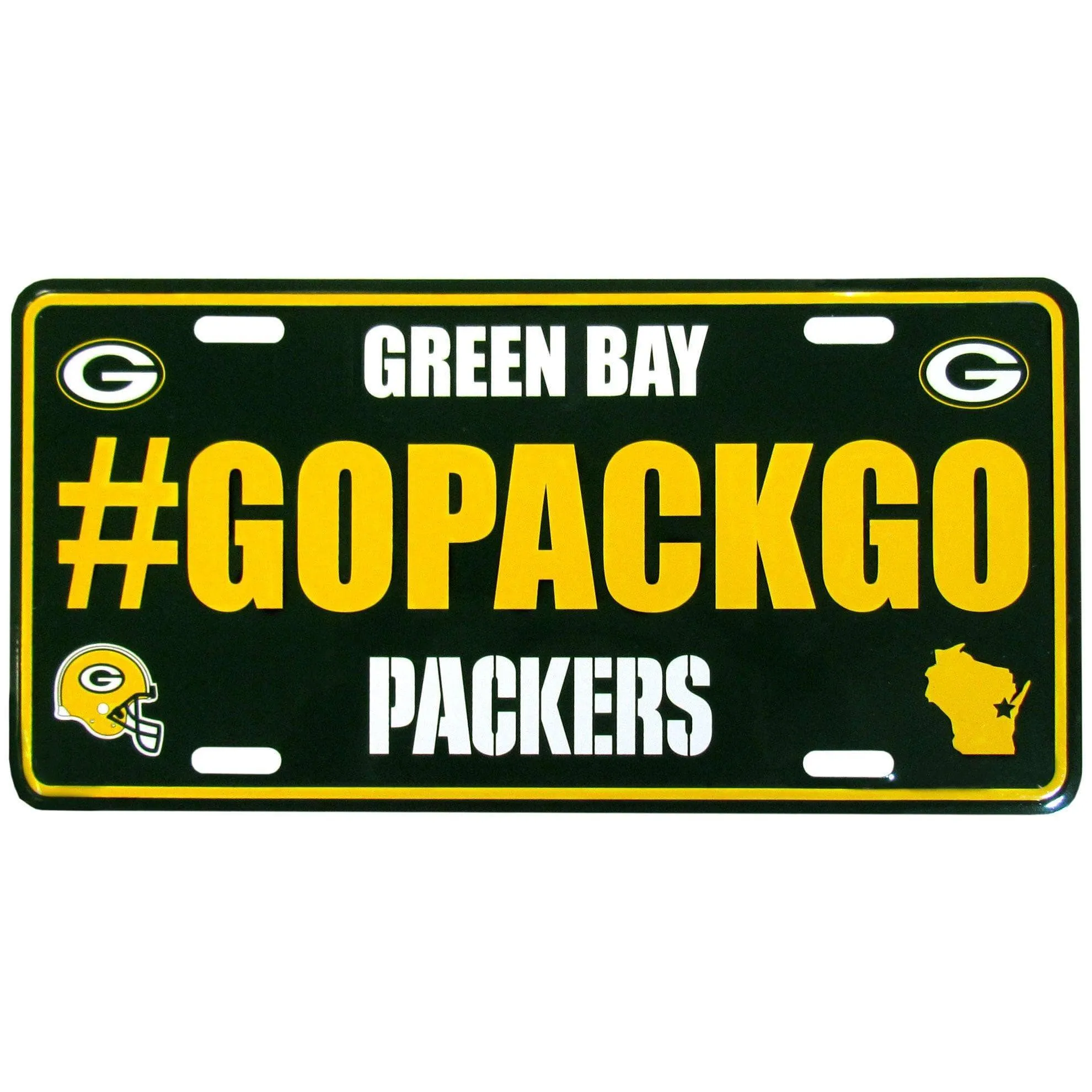 Green Bay Packers Hashtag License Plate