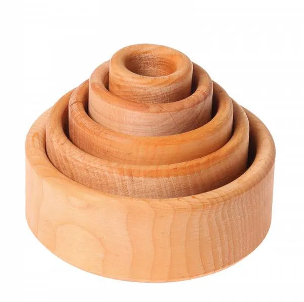 Grimm's Stacking Bowls - Natural