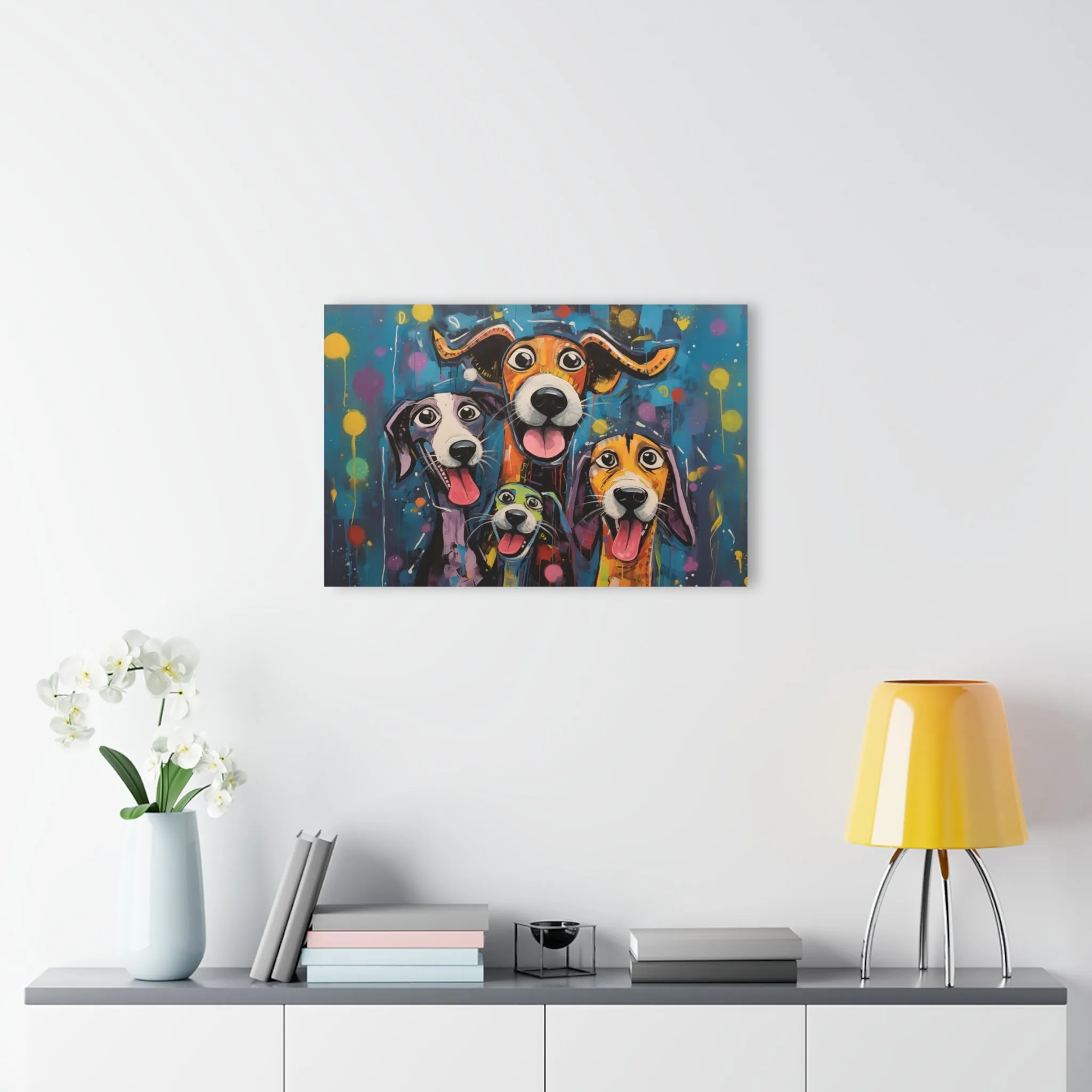 Happy Dogs Acrylic Prints (French Cleat Hanging)