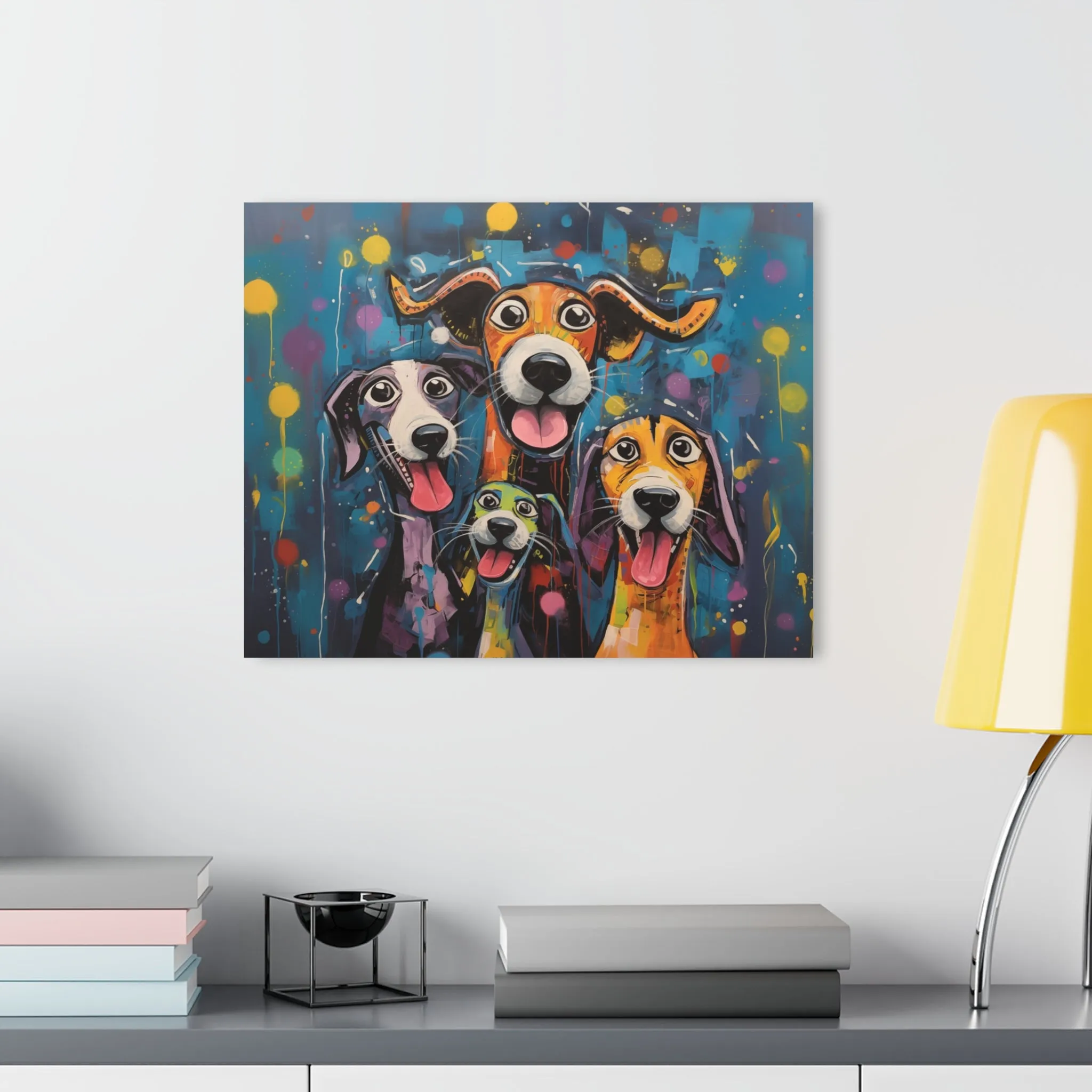 Happy Dogs Acrylic Prints (French Cleat Hanging)