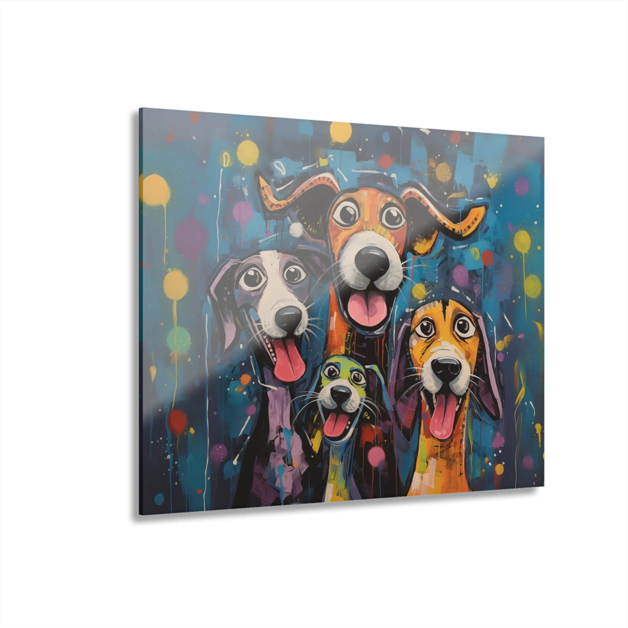 Happy Dogs Acrylic Prints (French Cleat Hanging)