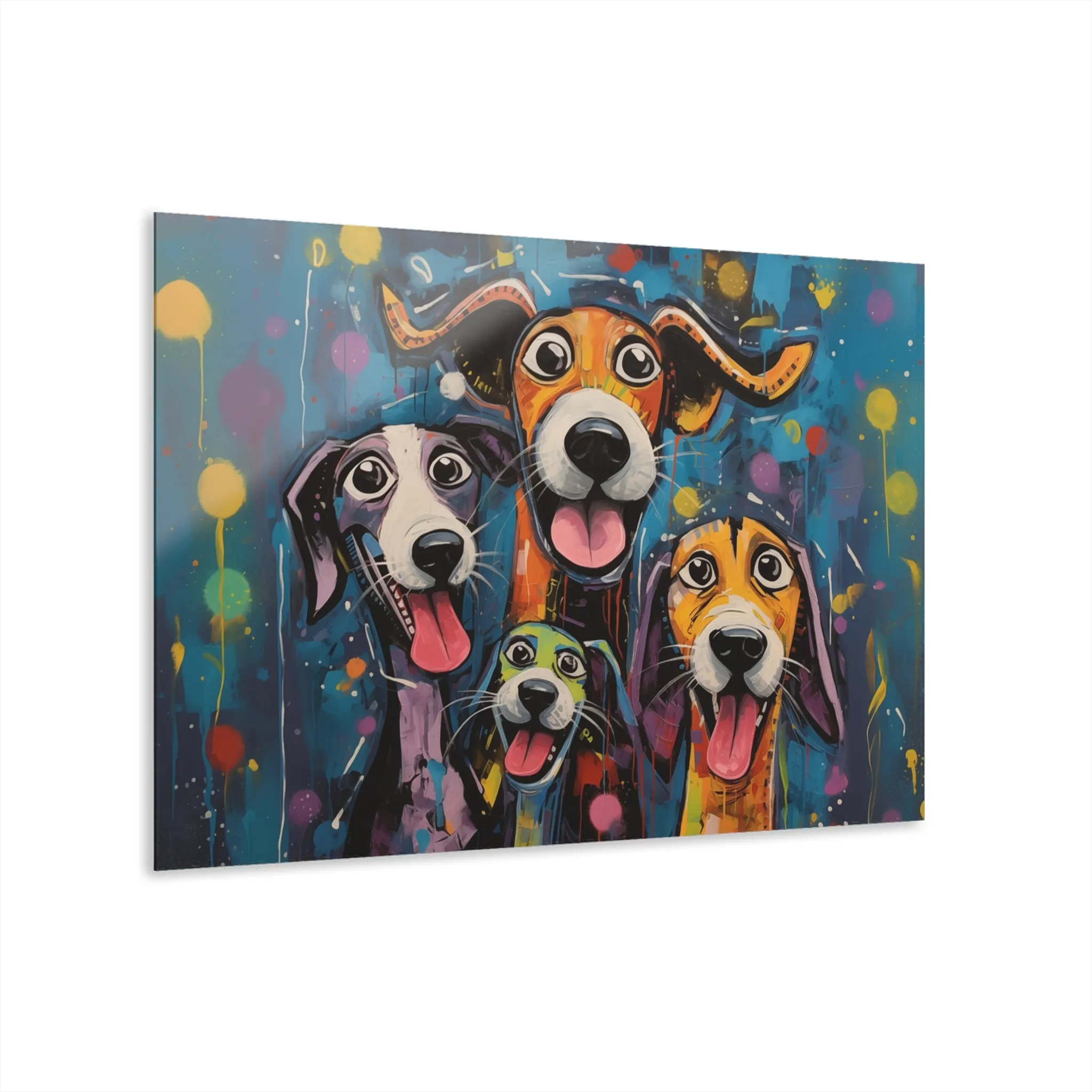 Happy Dogs Acrylic Prints (French Cleat Hanging)