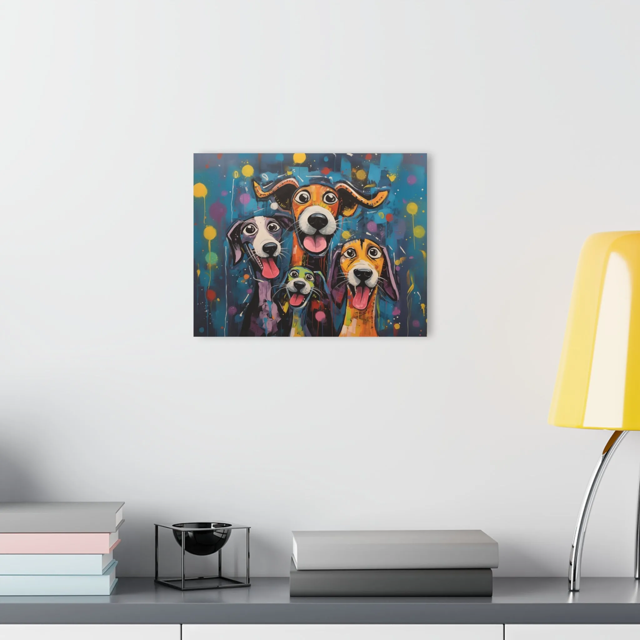 Happy Dogs Acrylic Prints (French Cleat Hanging)