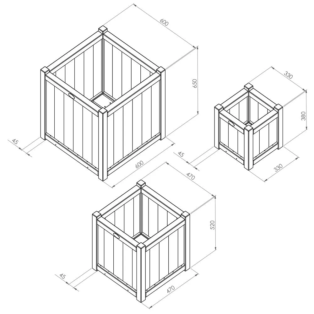 Holywell Planter Set