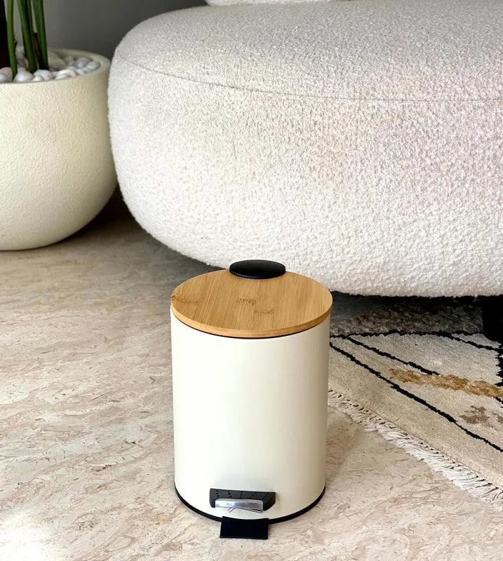 Illura Dustbin - Beige