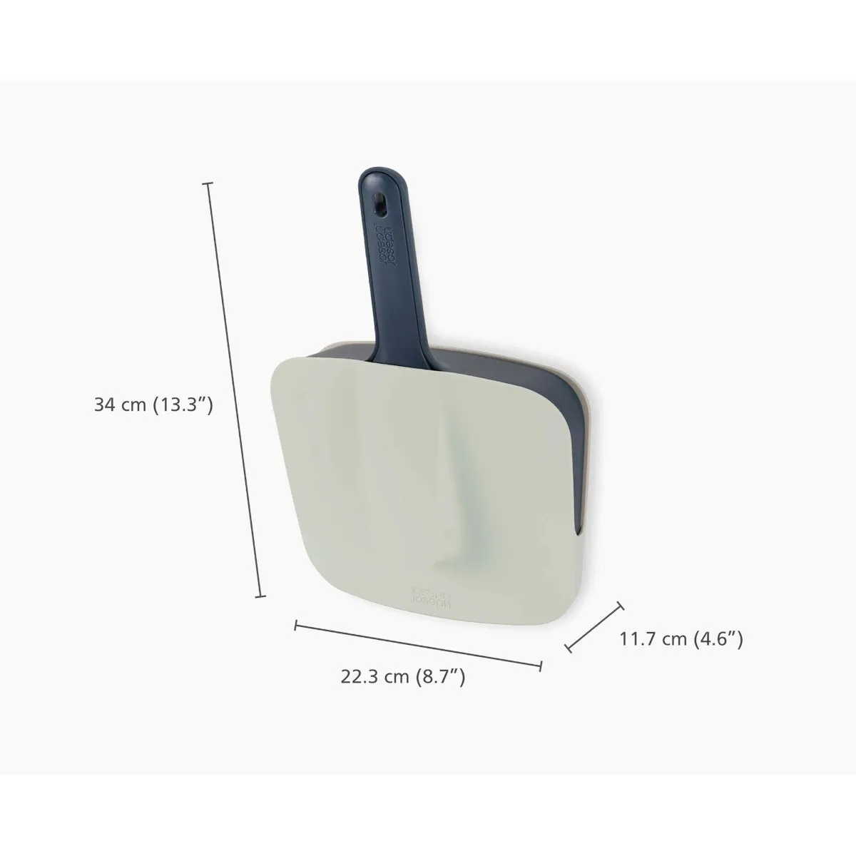 Joseph Joseph CleanStore Blue Wall-mounted Dustpan & Brush Blue