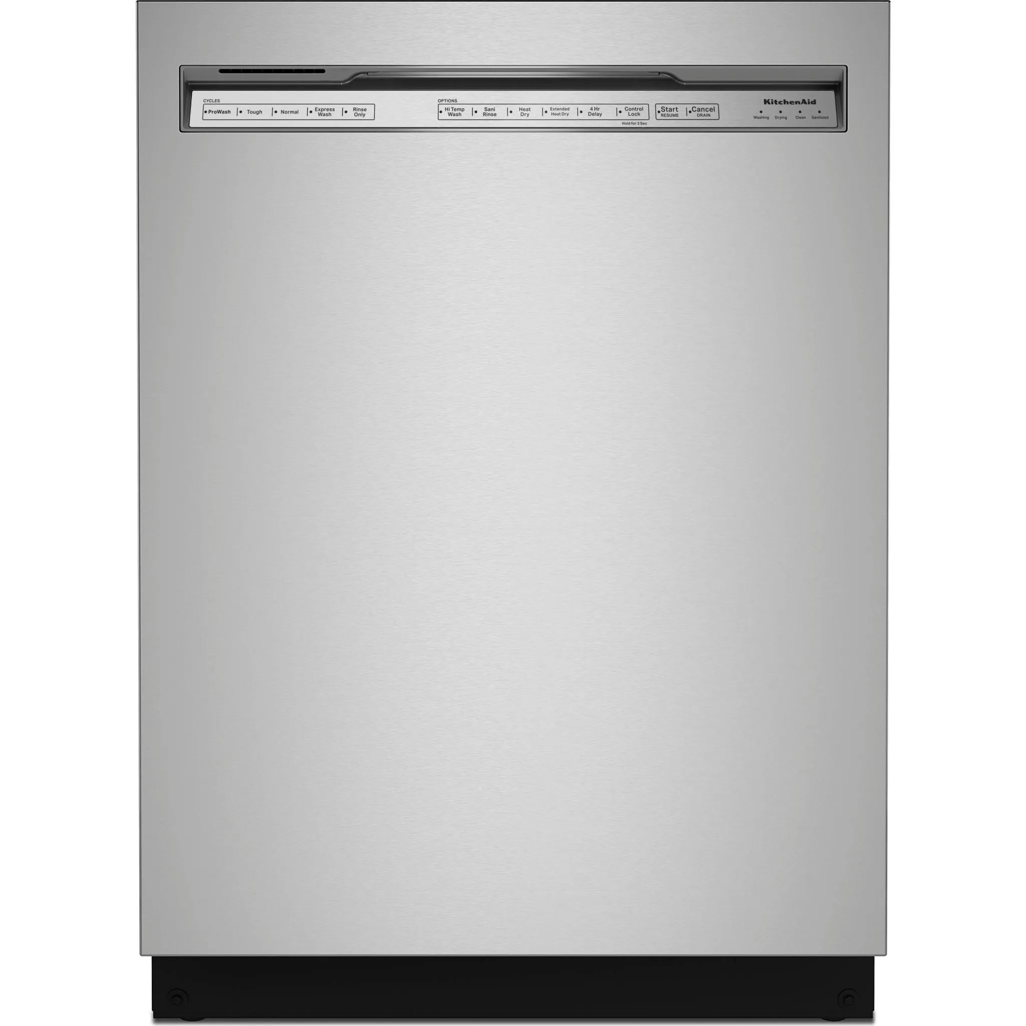 KitchenAid Dishwasher Stainless Steel Tub (KDFM404KPS) - Stainless Steel