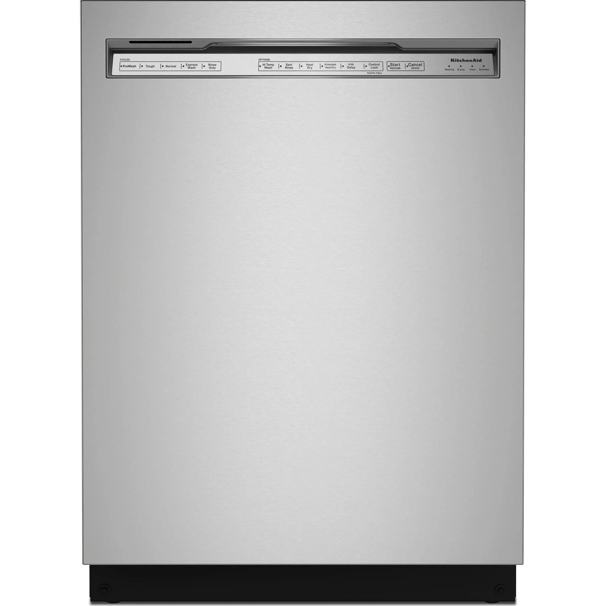 KitchenAid Dishwasher Stainless Steel Tub (KDFM404KPS) - Stainless Steel