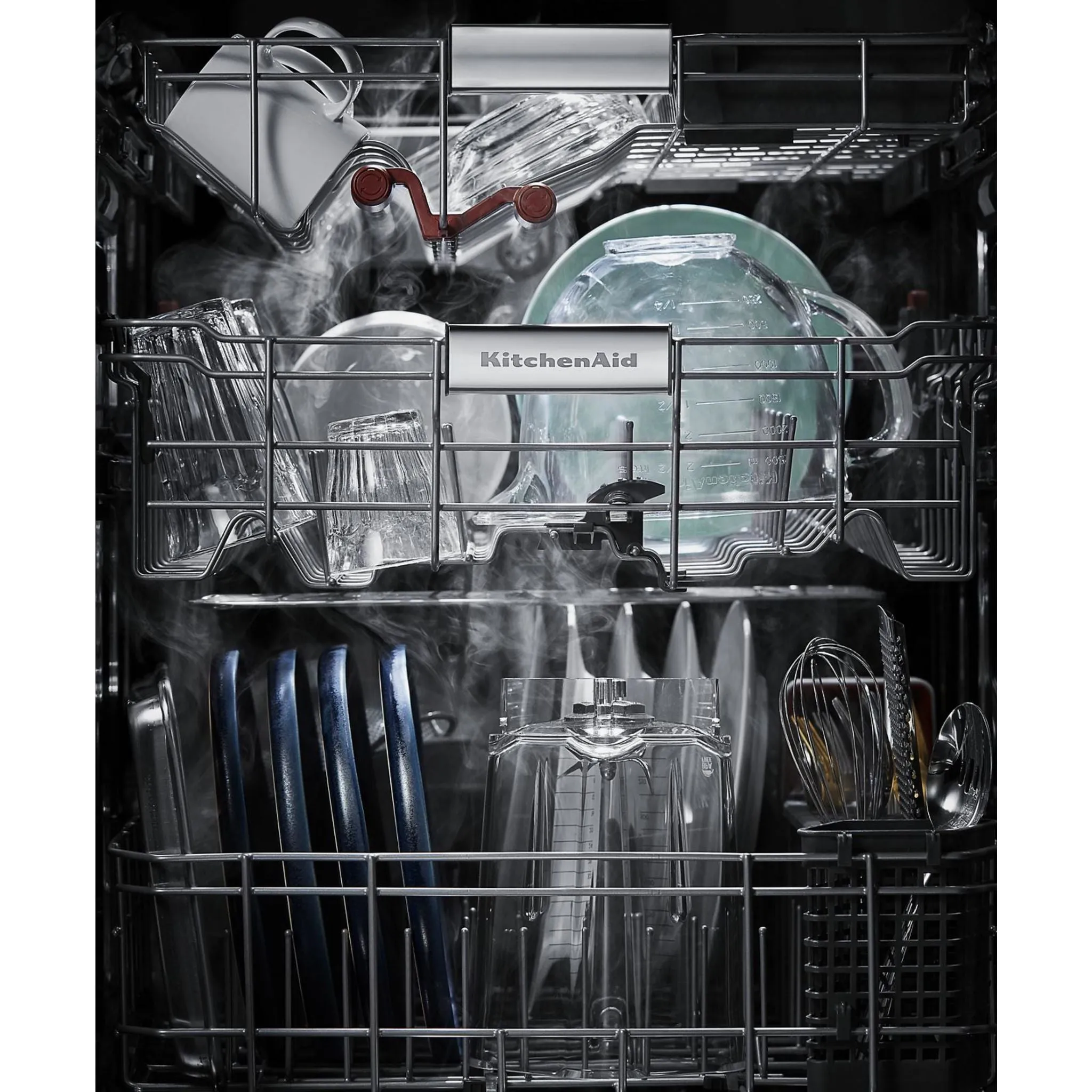 KitchenAid Dishwasher Stainless Steel Tub (KDFM404KPS) - Stainless Steel