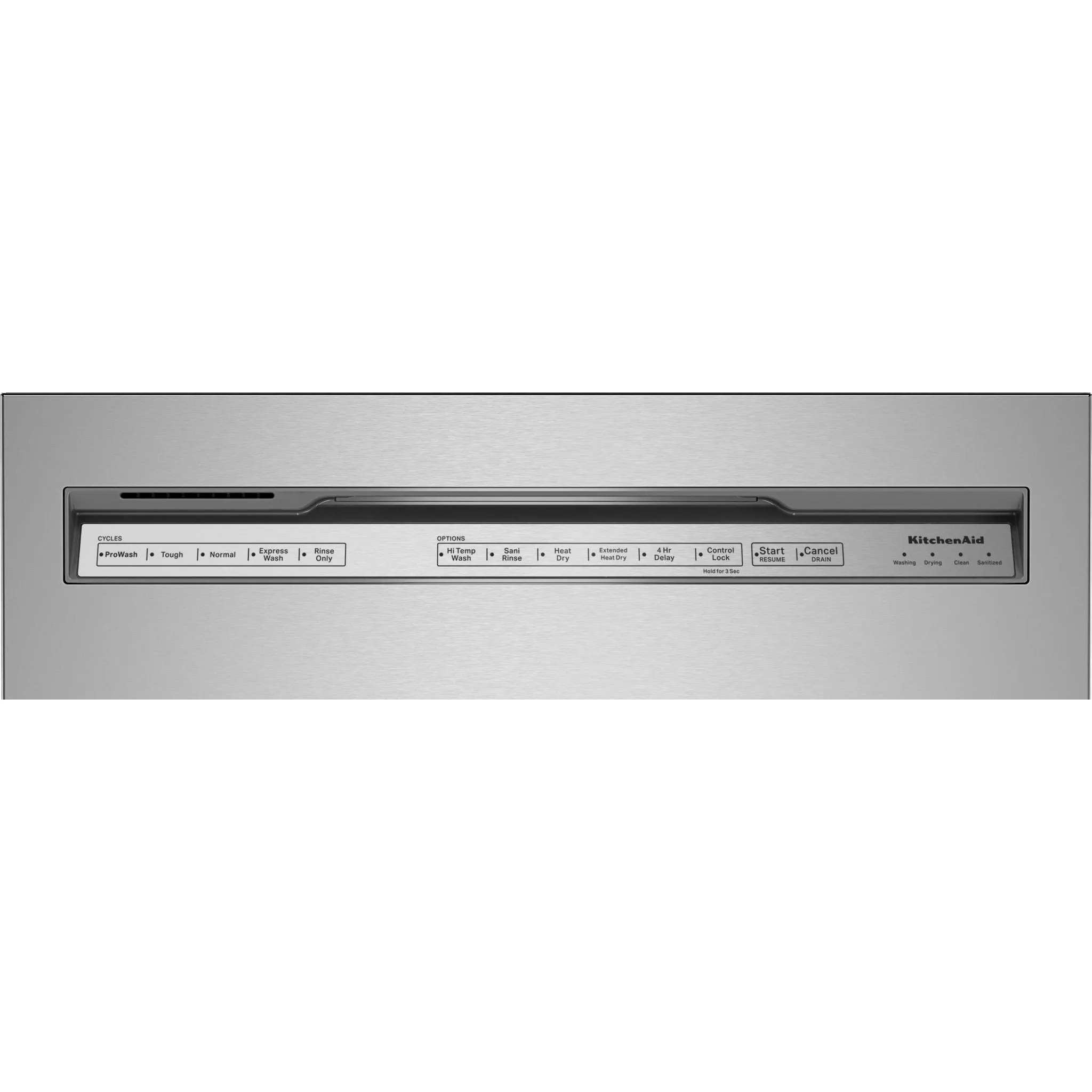 KitchenAid Dishwasher Stainless Steel Tub (KDFM404KPS) - Stainless Steel