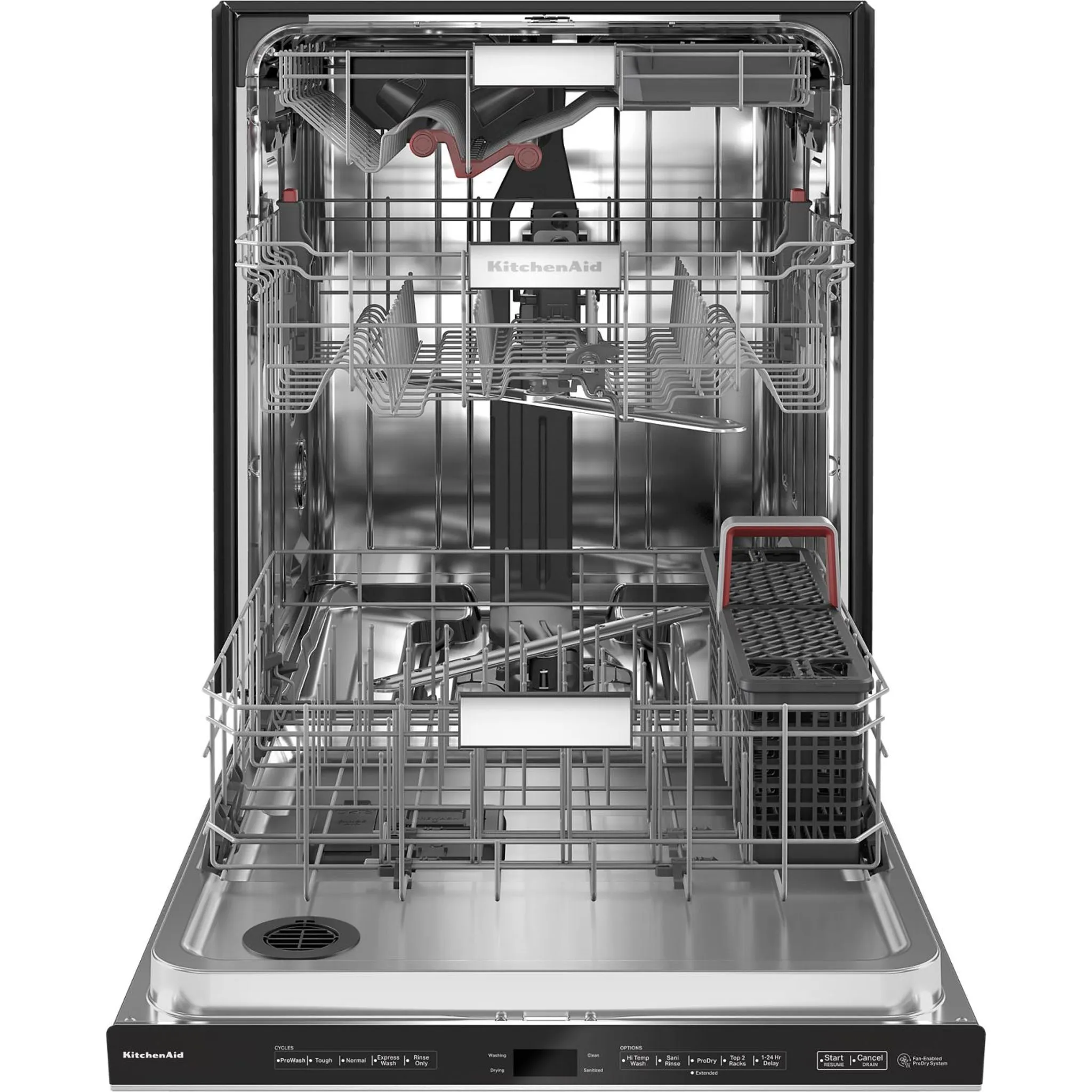 KitchenAid Dishwasher Stainless Steel Tub (KDPM604KPS) - Stainless Steel