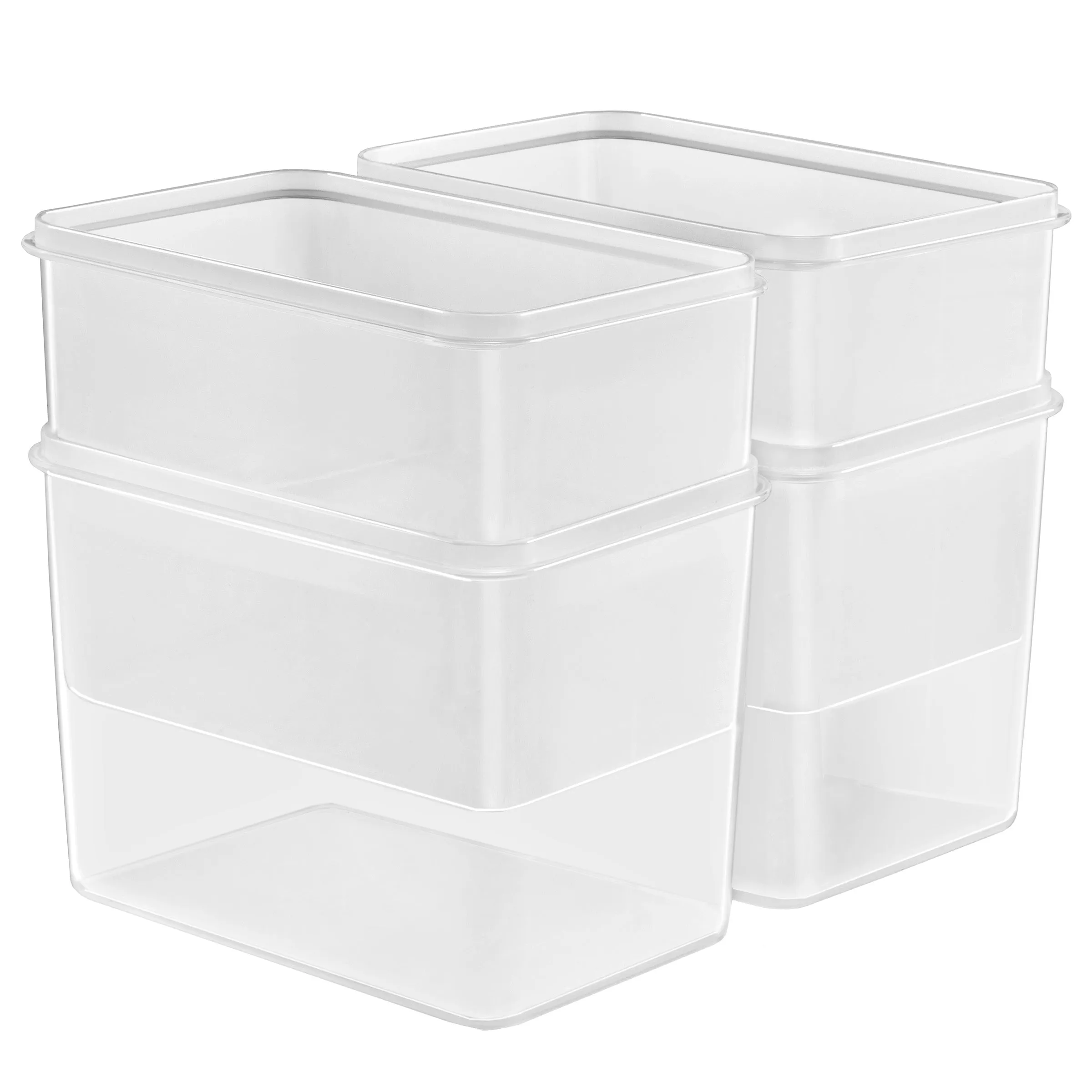 Large Narrow Food Storage Containers (Pack of 4)