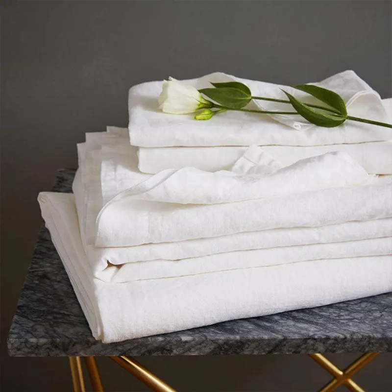 Luxurious 100% Pure French Linen Bed Sheets by FantasyLinen