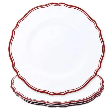 Maison Red Salad Plate 209MAR