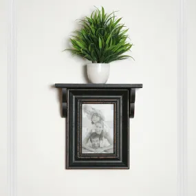 Meso Photo Frame With Wall Shelf - Brown