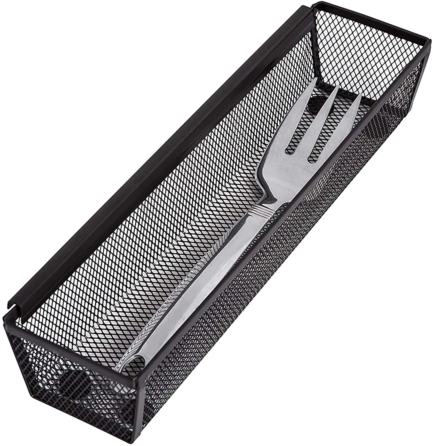 Metal Mesh Drawer Organizer - 12 x 3 Inch