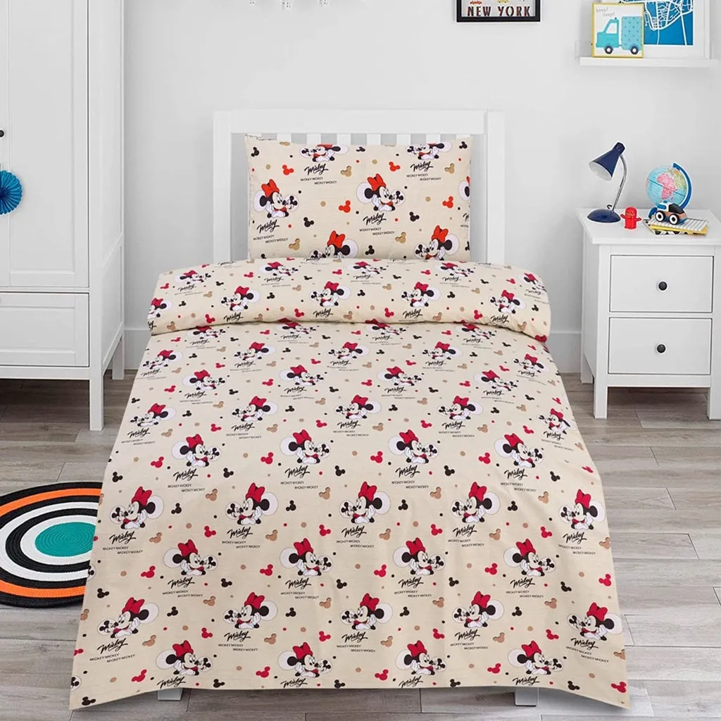 Mickey Mouse 2 Pcs Kids Bedding Set