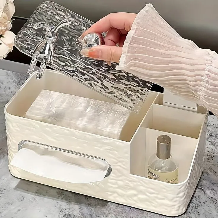 MODERN GRADIENT WAVE TISSUE & STORAGE BOX