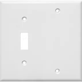 Morris Products 81211 Wh 2 Gang 1Toggle 1Blank