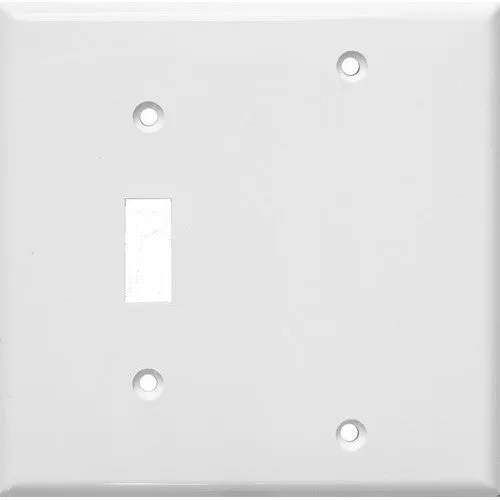 Morris Products 81211 Wh 2 Gang 1Toggle 1Blank