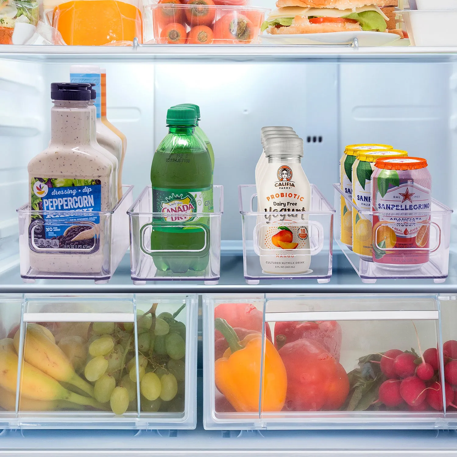 Narrow Pantry Container Bins