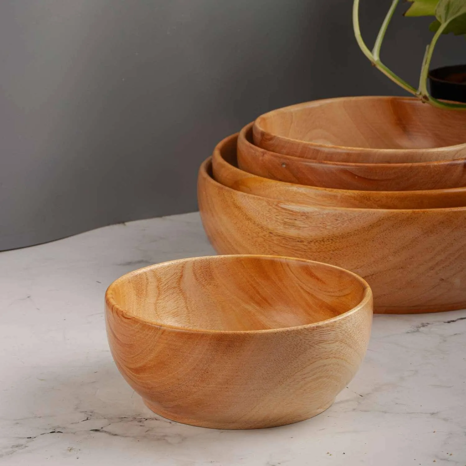 Neem Wood Serving Bowl