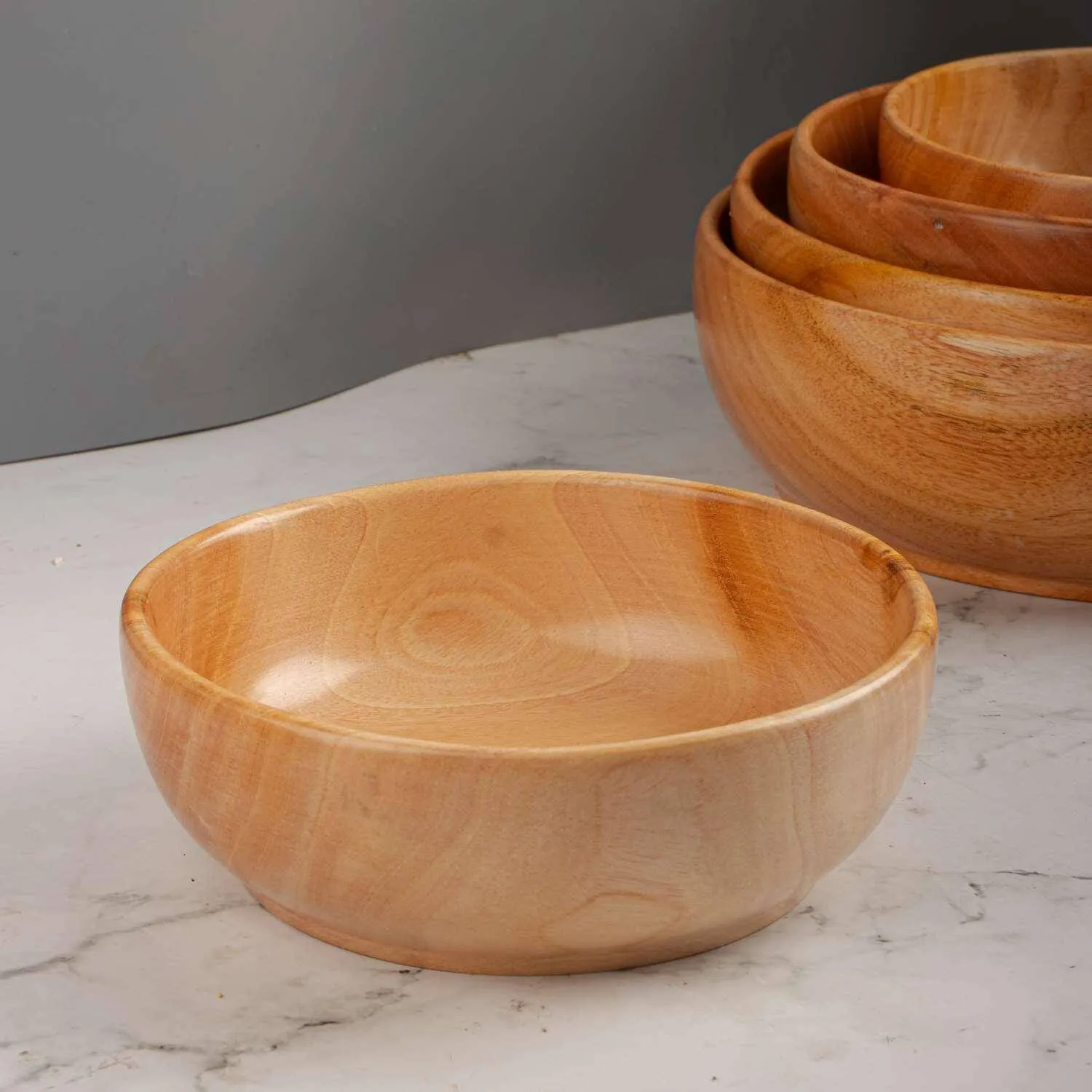 Neem Wood Serving Bowl