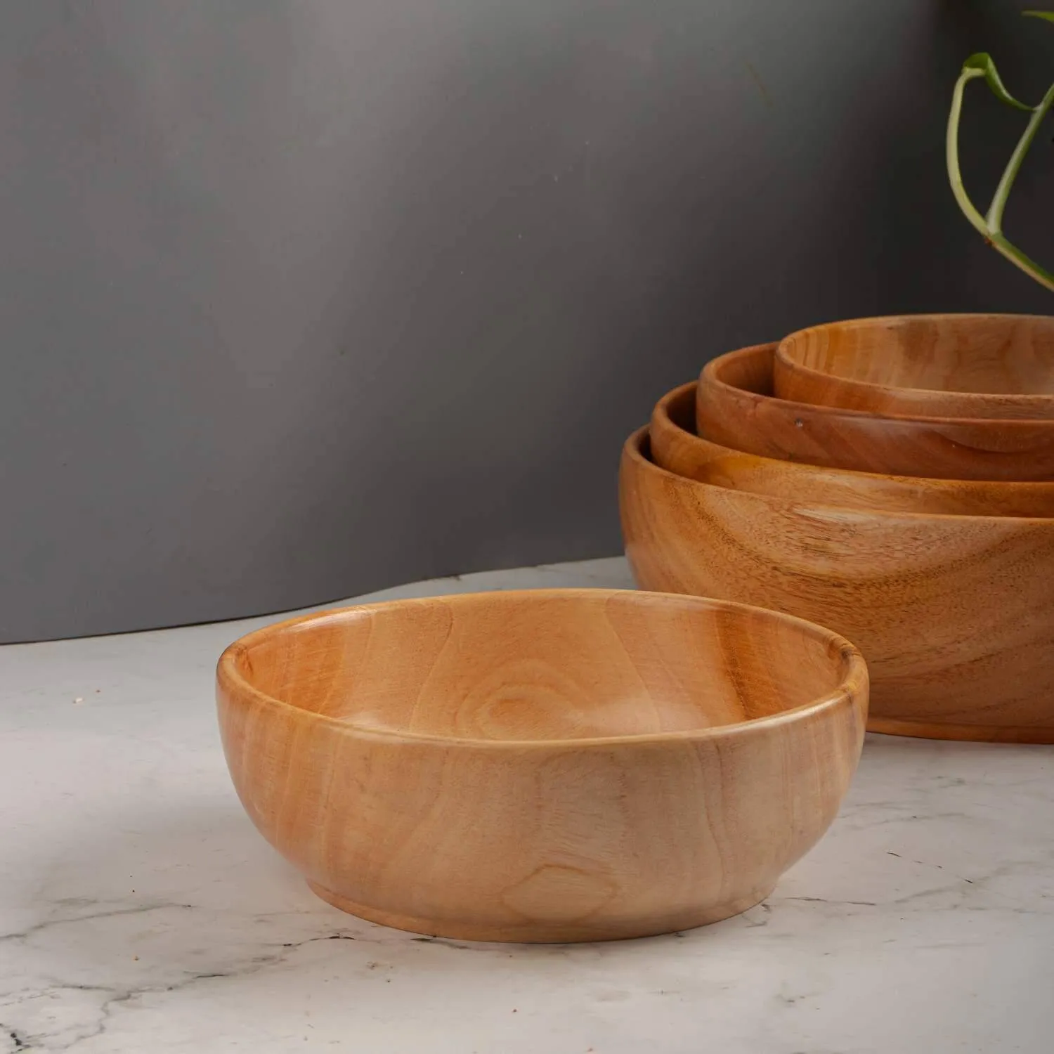 Neem Wood Serving Bowl