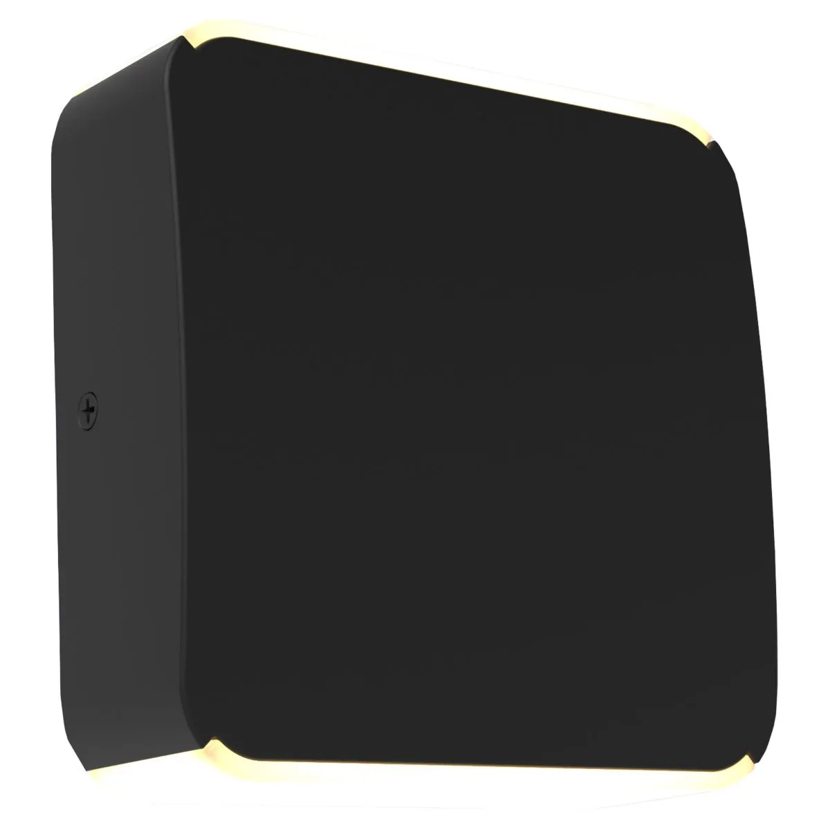 Newport 6 in. LED Outdoor Wall Light Black Finish