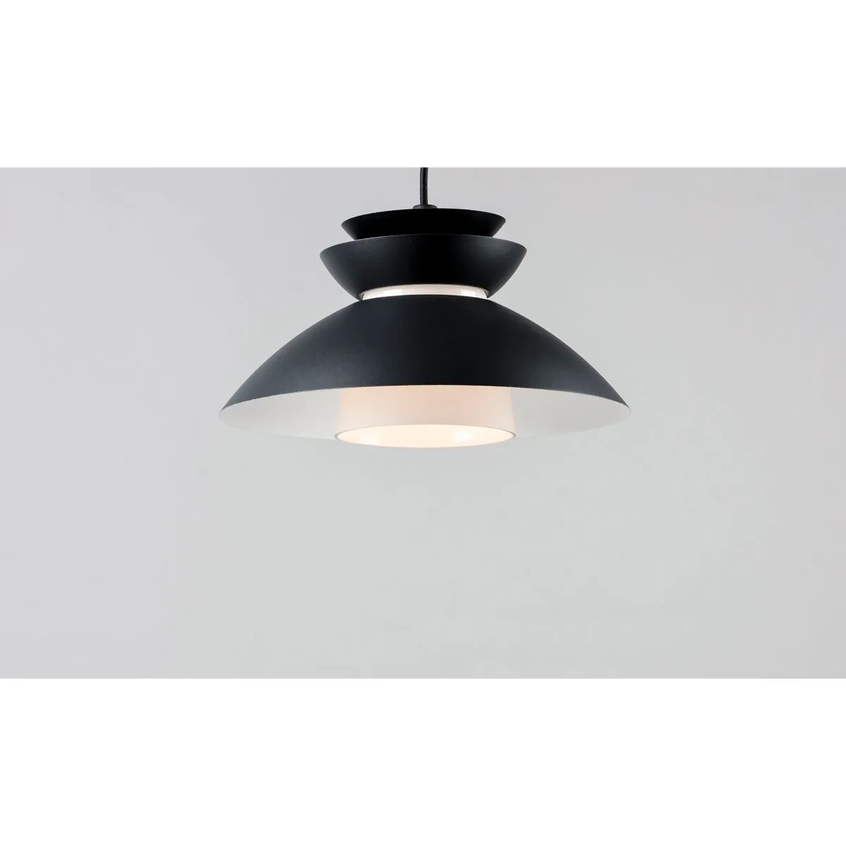 Nordic 8 in. Pendant Light Black Finish