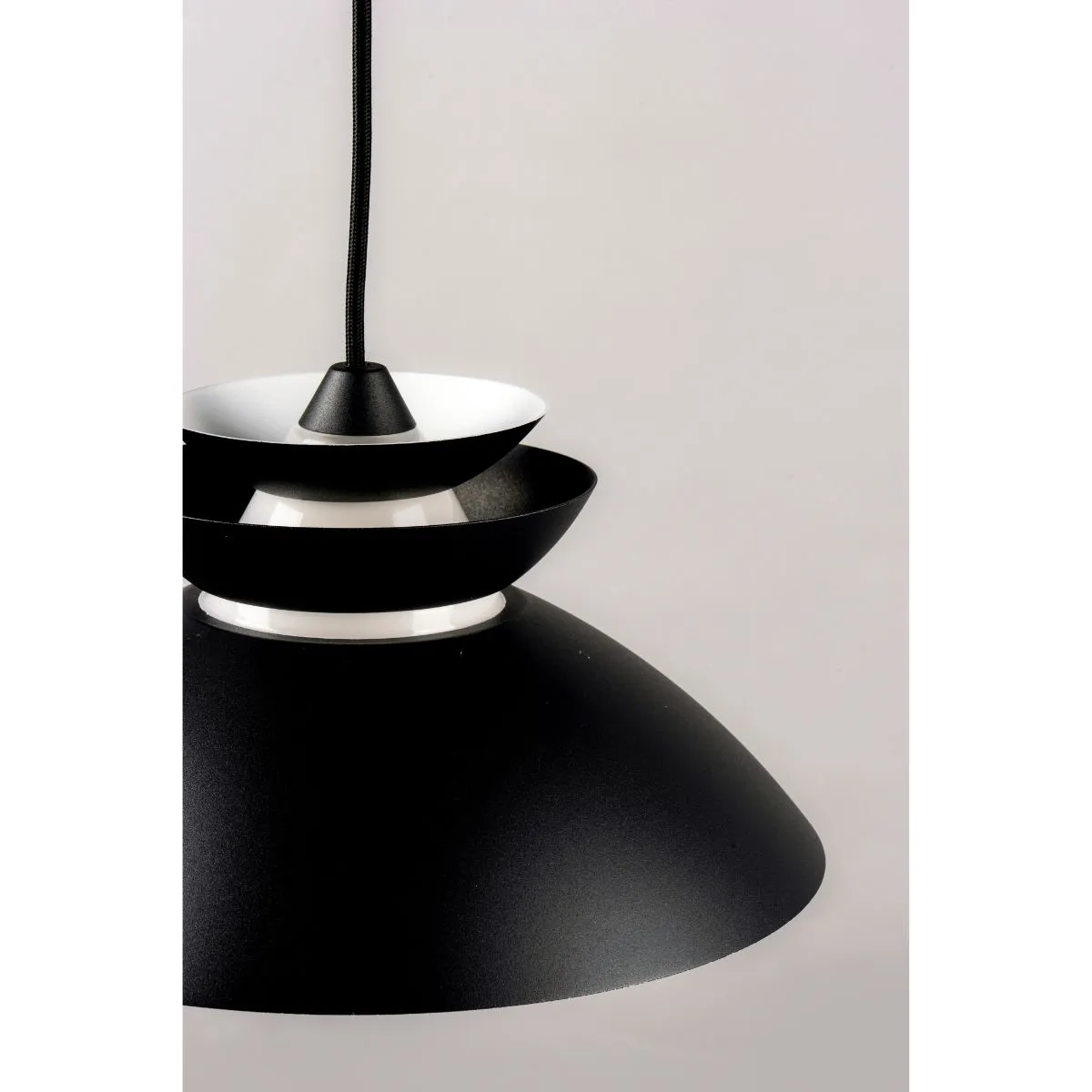 Nordic 8 in. Pendant Light Black Finish