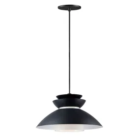 Nordic 8 in. Pendant Light Black Finish