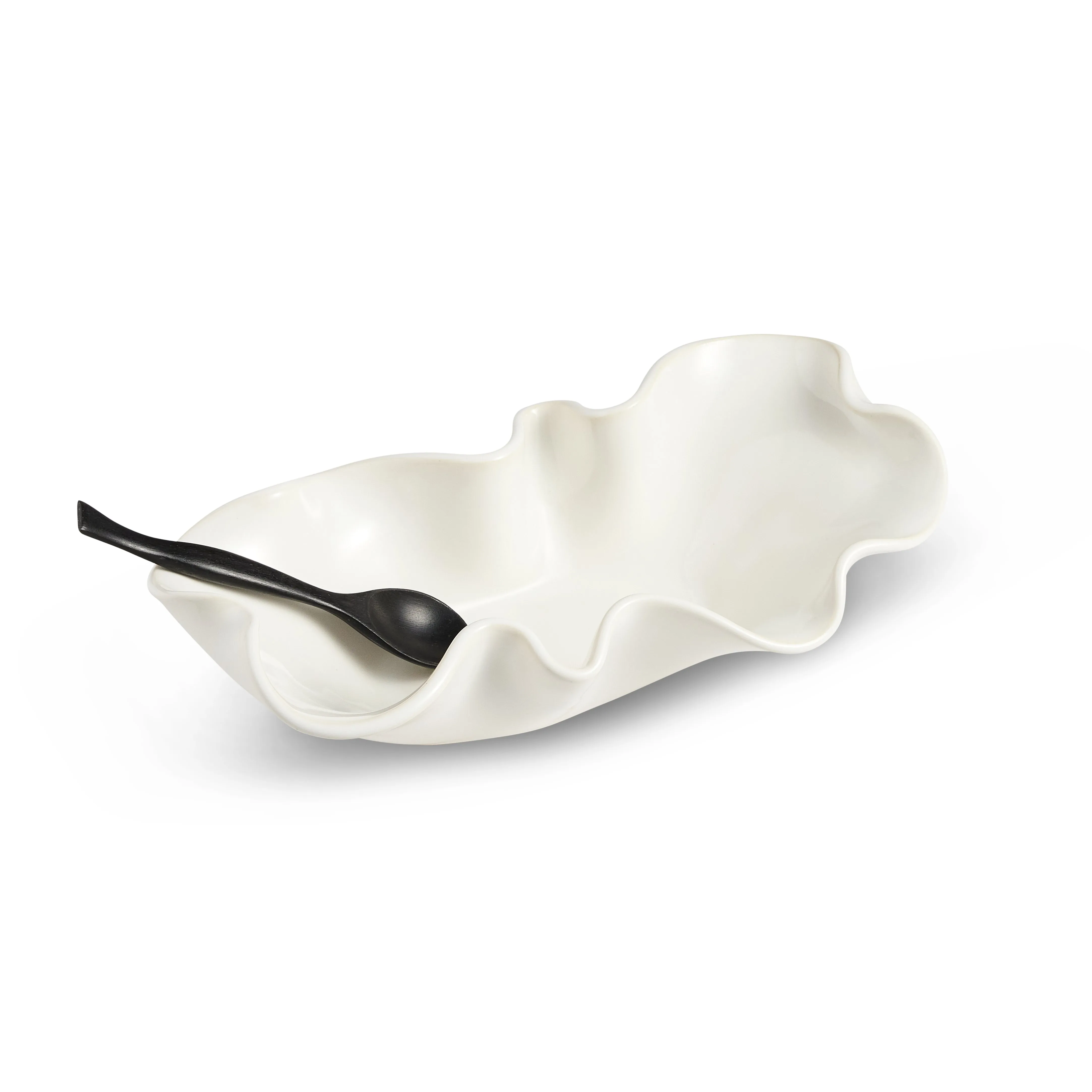 OBLONG BOWL-SIMPLY WHITE