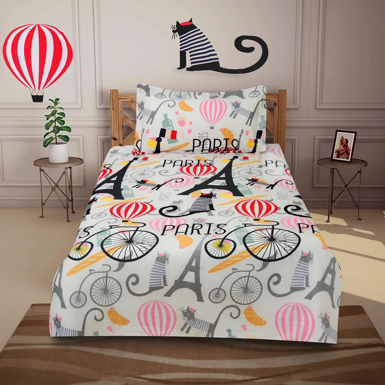 Paris 2 Pcs Kids Bedding Set