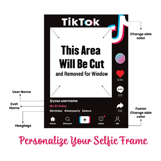 Personalized Tiktok Selfie Frame