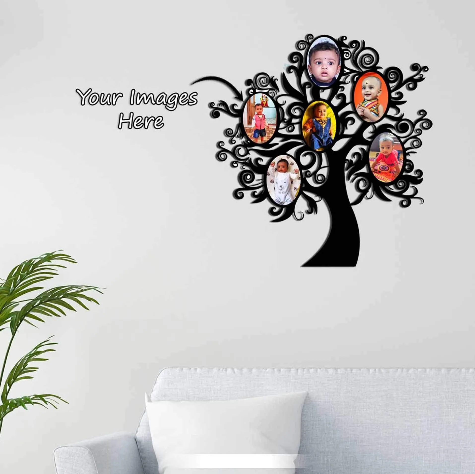 Personalized  Wooden Photo Tree