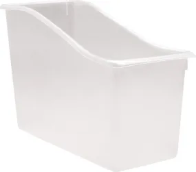 Plastic Book Bin, Clear