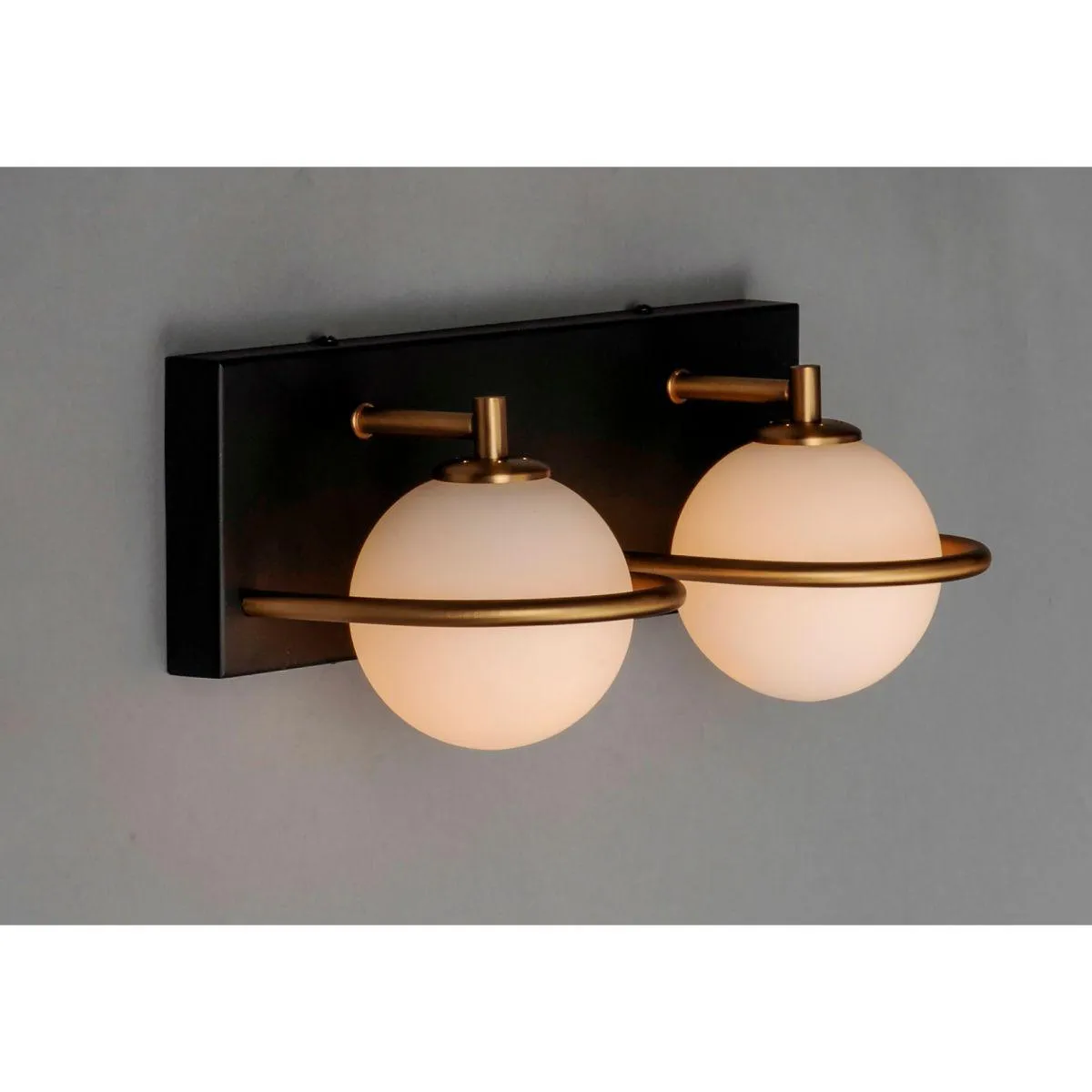 Revolve 13 in. 2 Lights LED Vanity Light Gold Finish