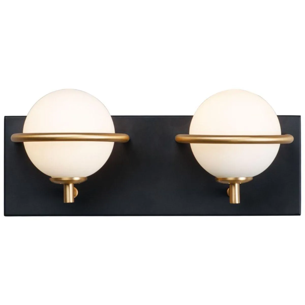 Revolve 13 in. 2 Lights LED Vanity Light Gold Finish