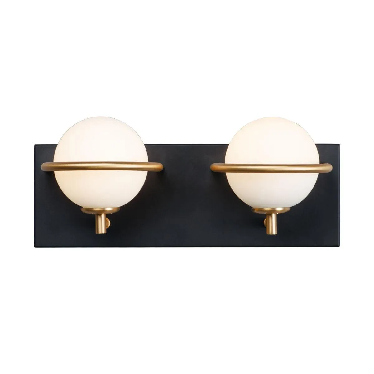 Revolve 13 in. 2 Lights LED Vanity Light Gold Finish