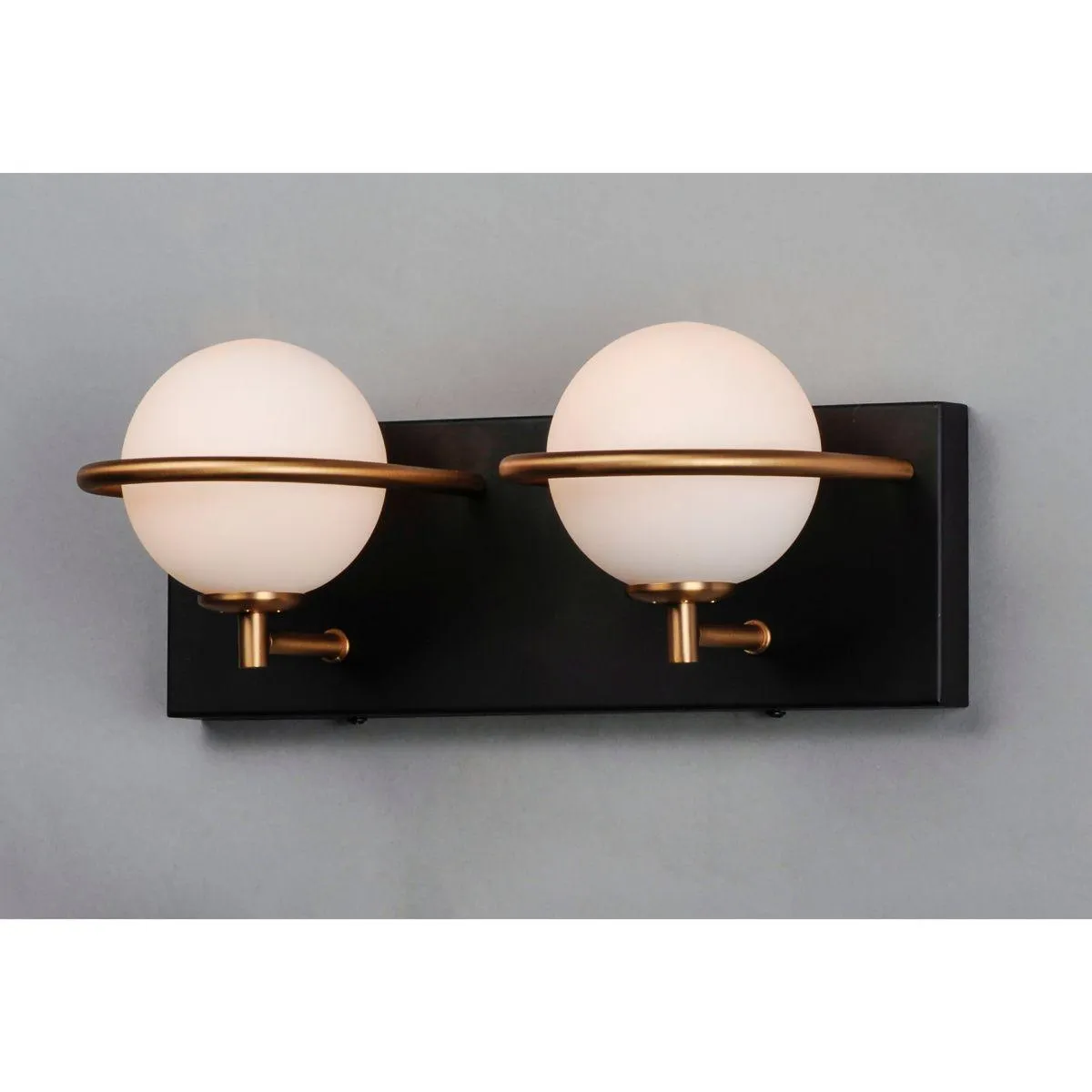 Revolve 13 in. 2 Lights LED Vanity Light Gold Finish