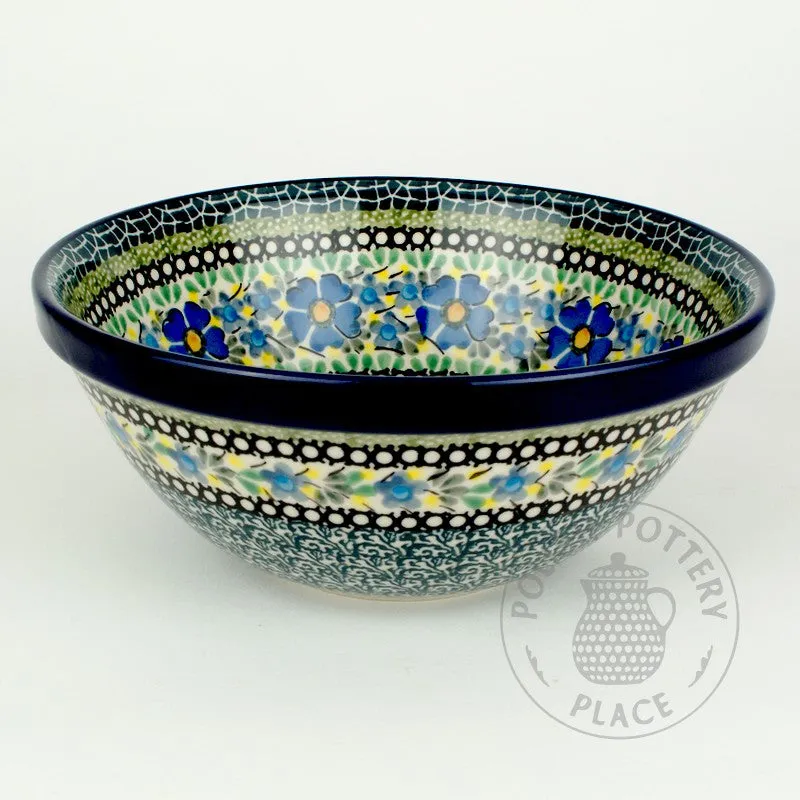 Serving Bowl - 6.75" - Mossy Brunnera UNIKAT