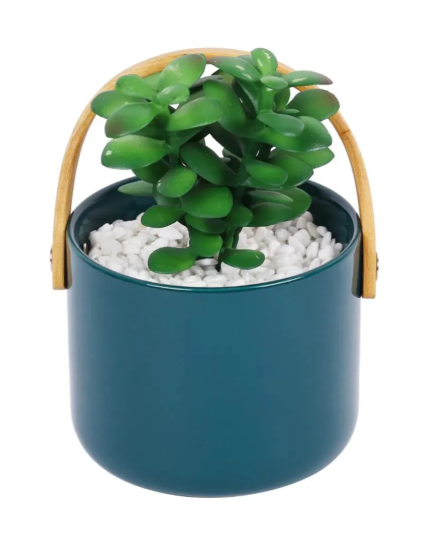 Soothing Serenity Succulents Artificial Plant with Ceramic Pot | 6 inches