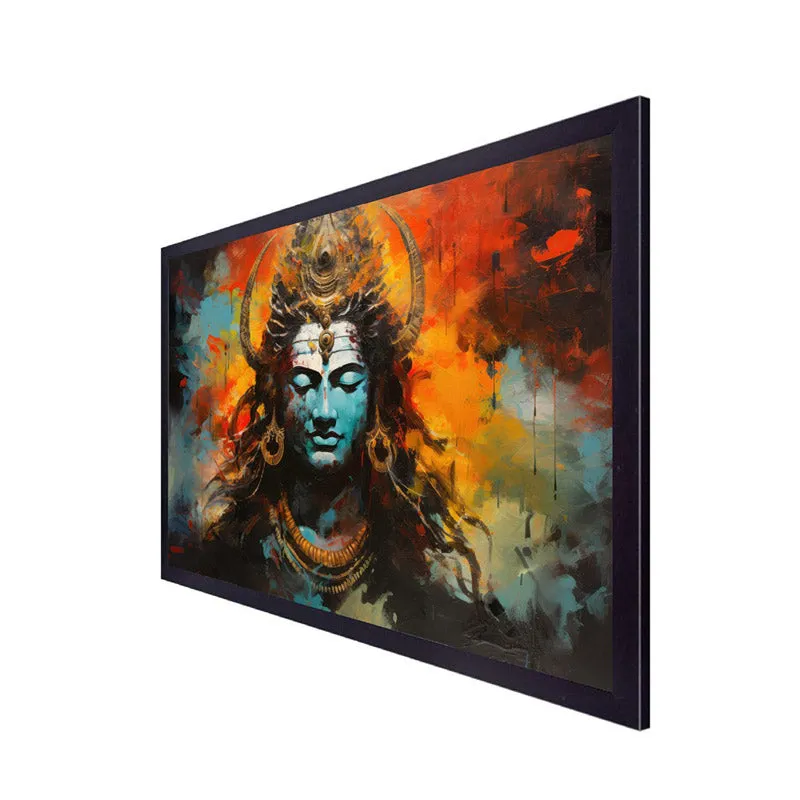 Spiritual Shiva Wall Painting