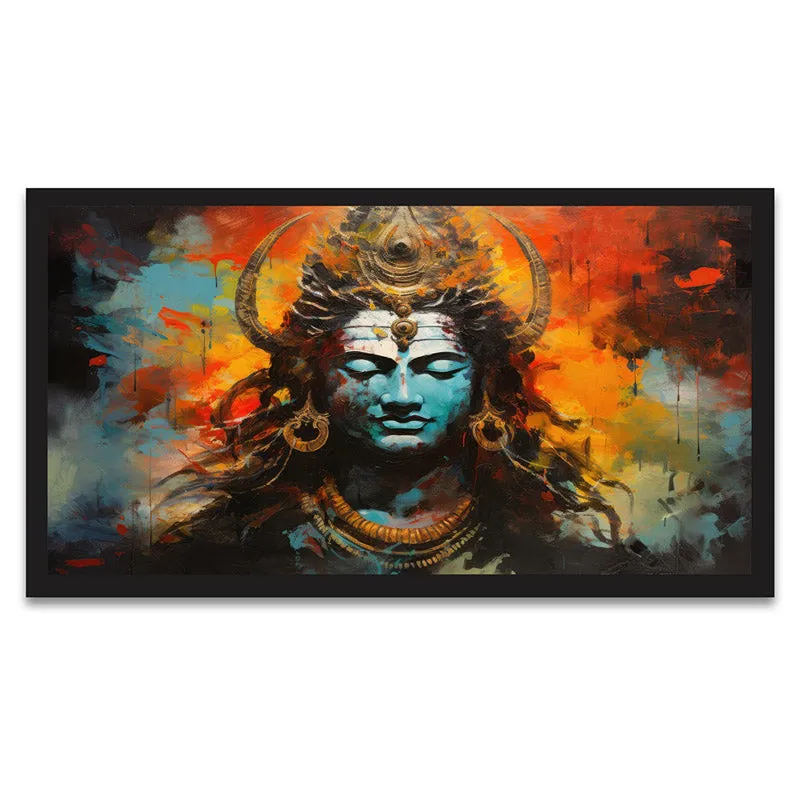 Spiritual Shiva Wall Painting