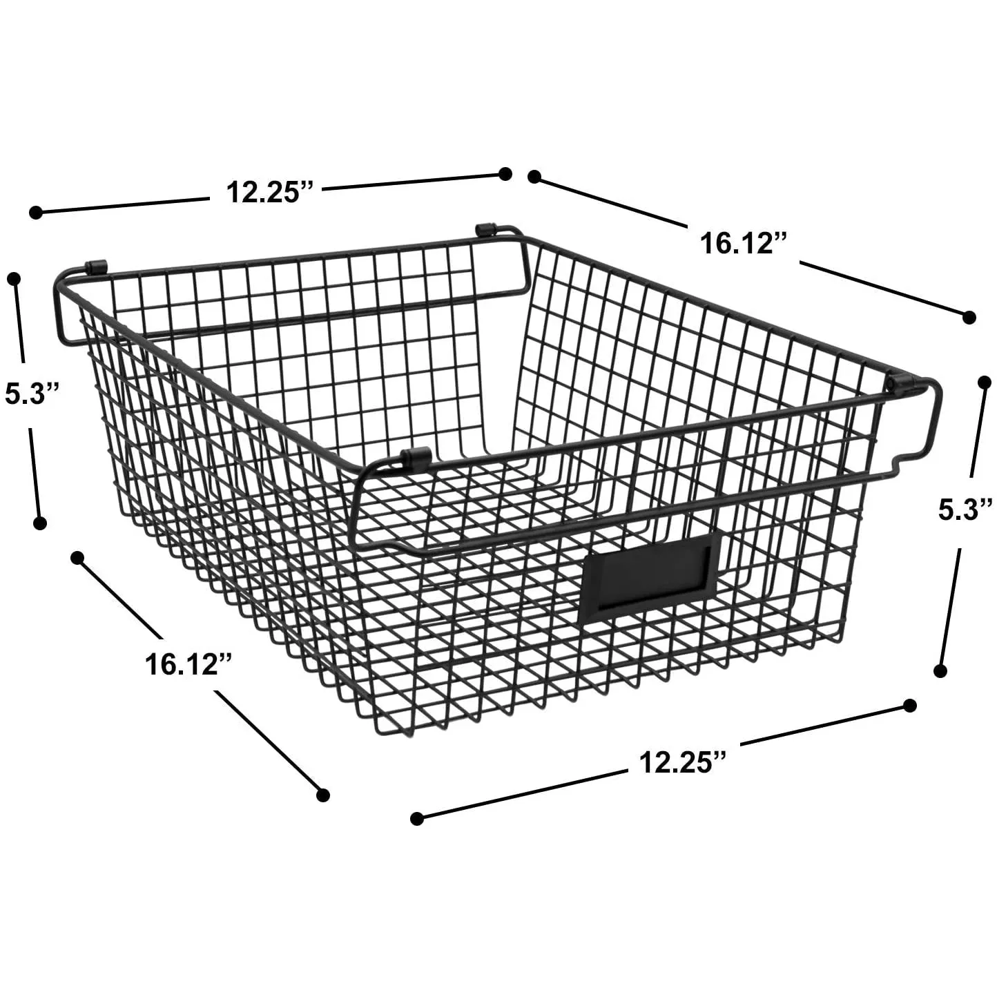 Stackable Farmhouse Wire Basket Bins