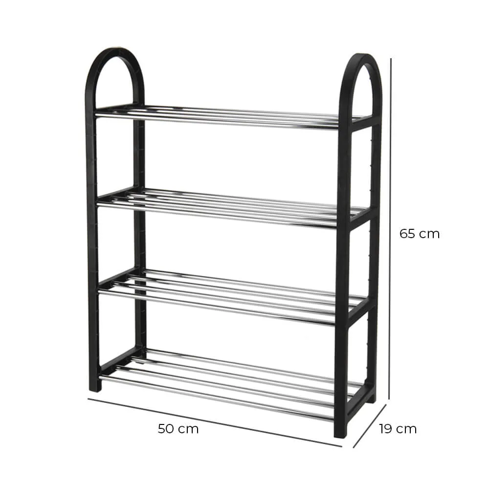 Steel Shoe Rack with 4 Shelves