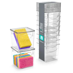 Storage Bins with Lids Set (Small)